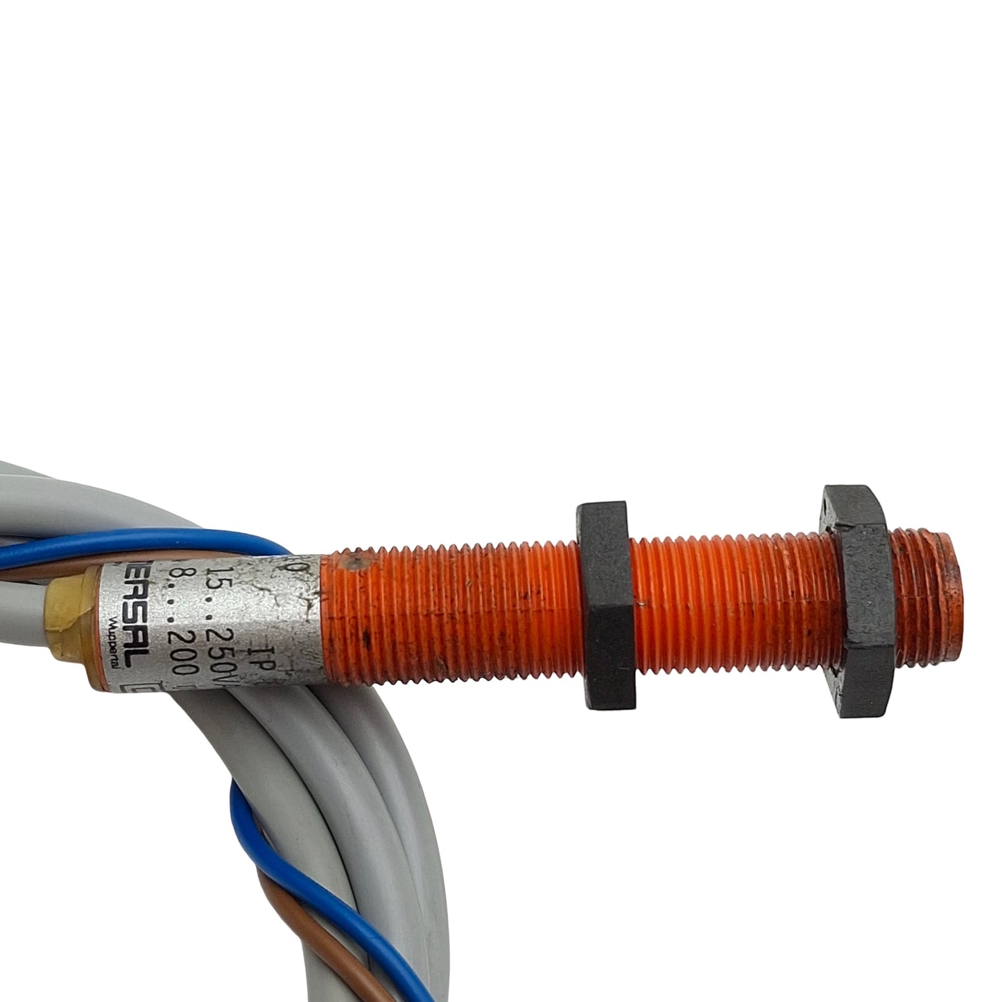 Used Schmersal IFL4-120L-10P Proximity Sensor, PNP NO 4mm Range, 15-250VAC 200mA, M12