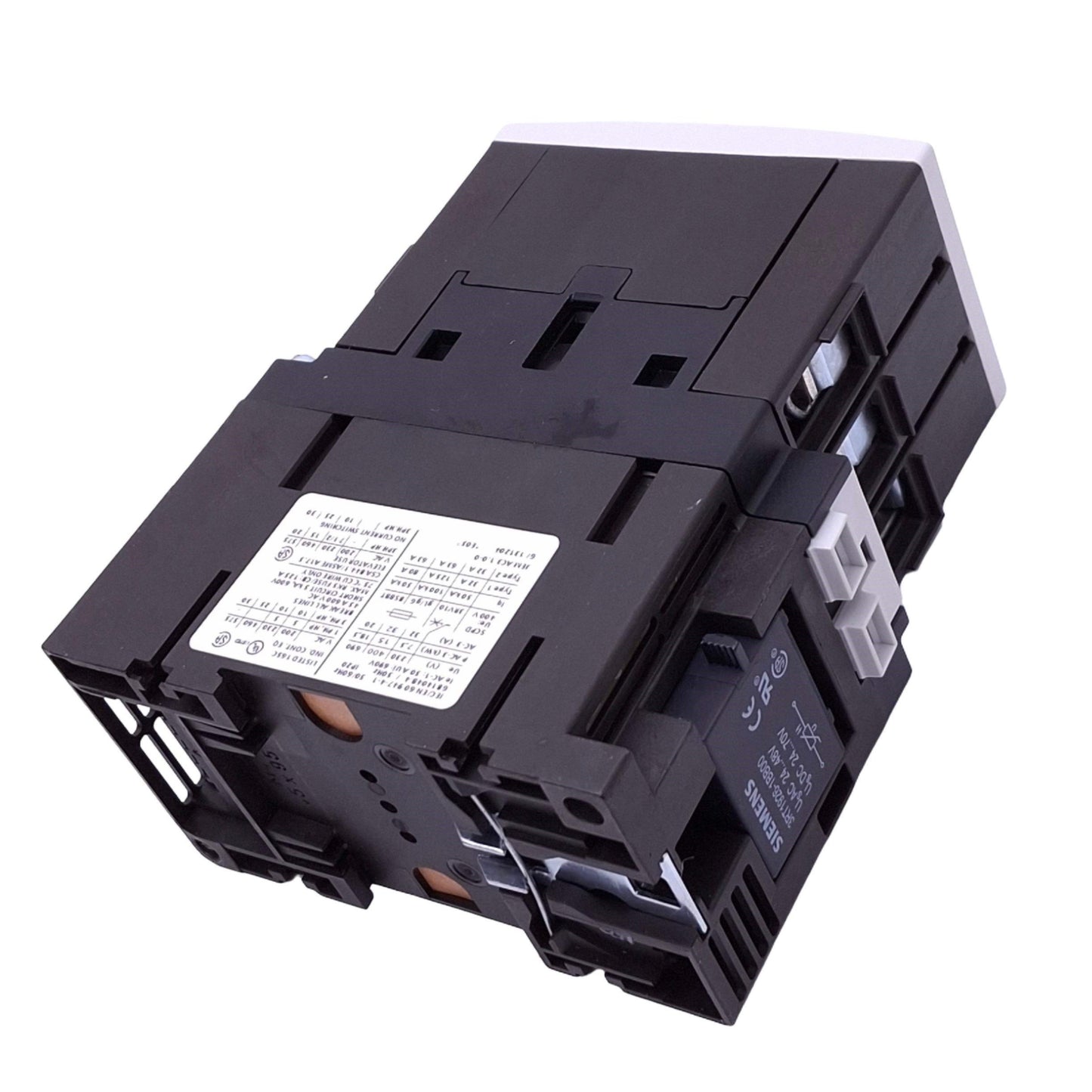 Used Siemens 3RT1034-1BB40 Sirius Contactor, 3-Pole NO, AC-3 400V 15kW, 24VDC Coil