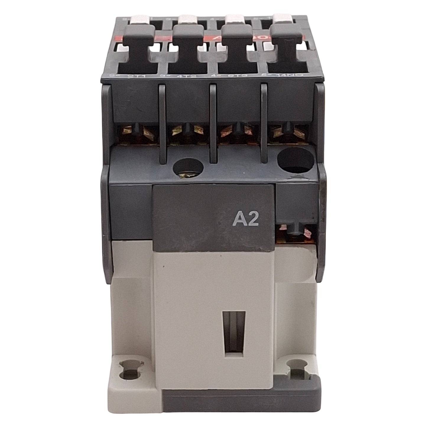 Used Lot of 2 ABB A9-30-10 Contactor, 3NO+1NO Aux, 7.5HP @ 3Ø 600VAC, 230-240VAC Coil