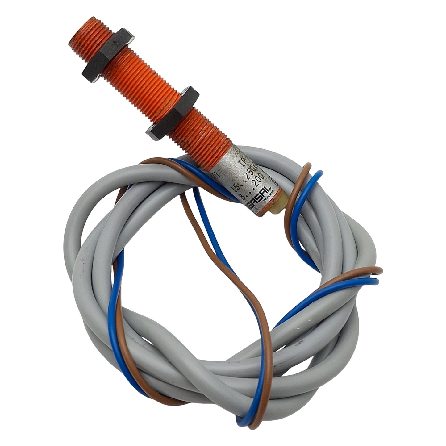 Used Schmersal IFL4-120L-01P Proximity Sensor, PNP NC 4mm Range, 15-250VAC 200mA, M12