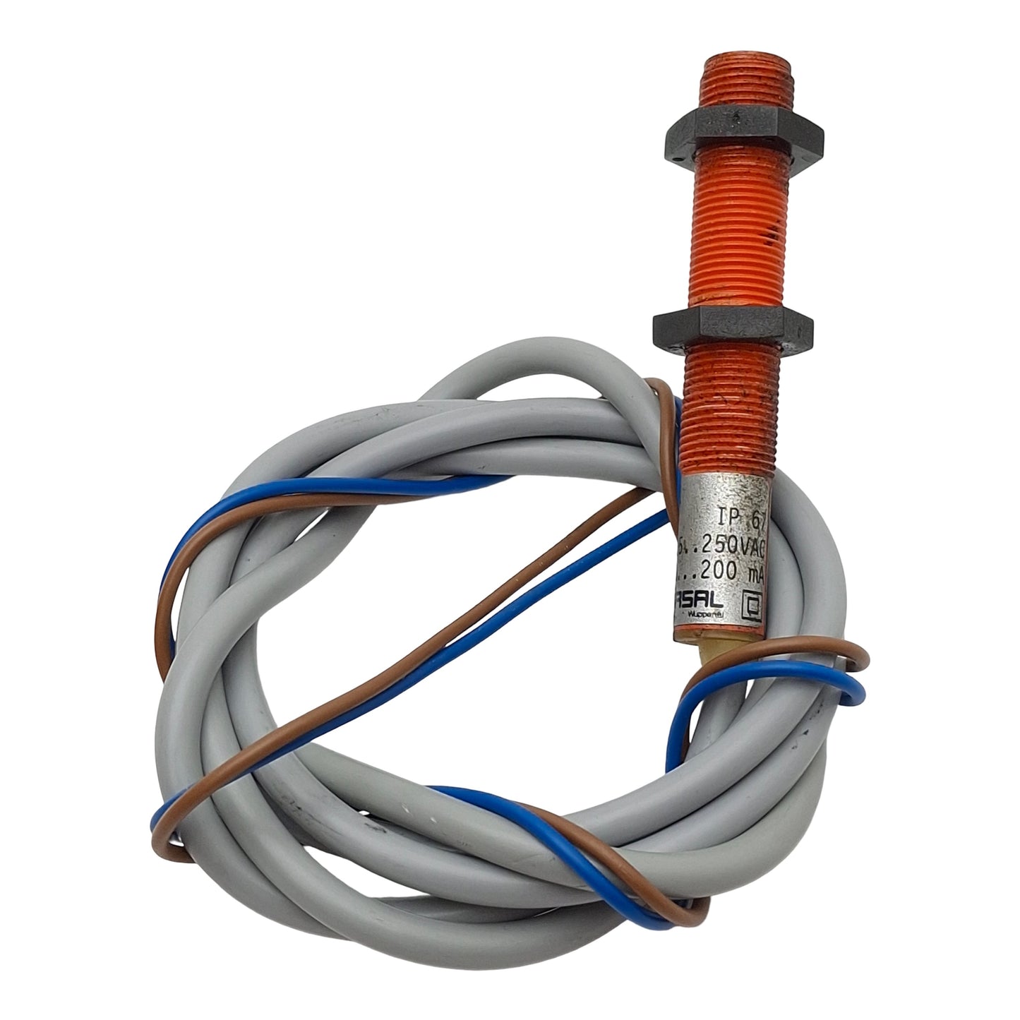 Used Schmersal IFL4-120L-01P Proximity Sensor, PNP NC 4mm Range, 15-250VAC 200mA, M12