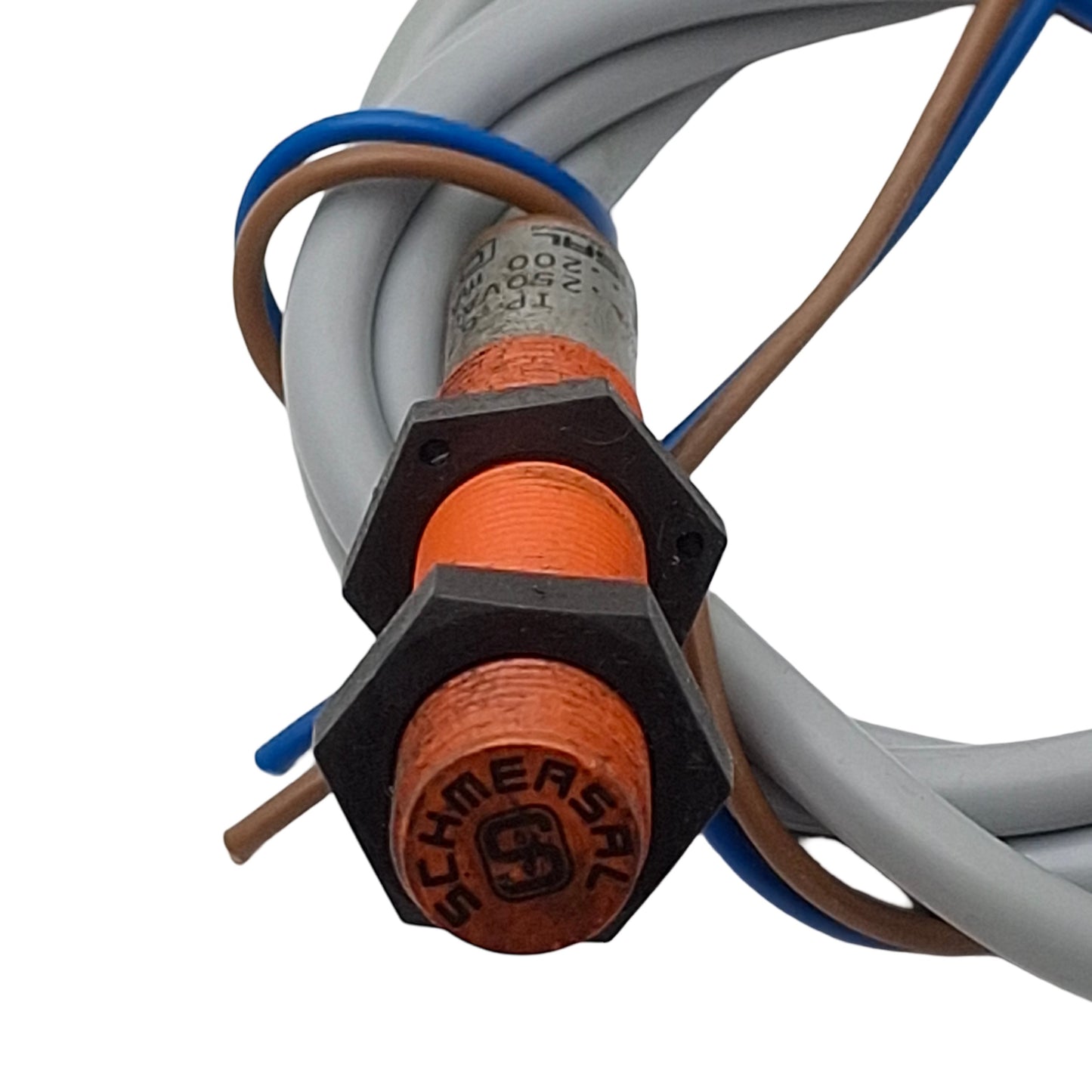 Used Schmersal IFL4-120L-01P Proximity Sensor, PNP NC 4mm Range, 15-250VAC 200mA, M12