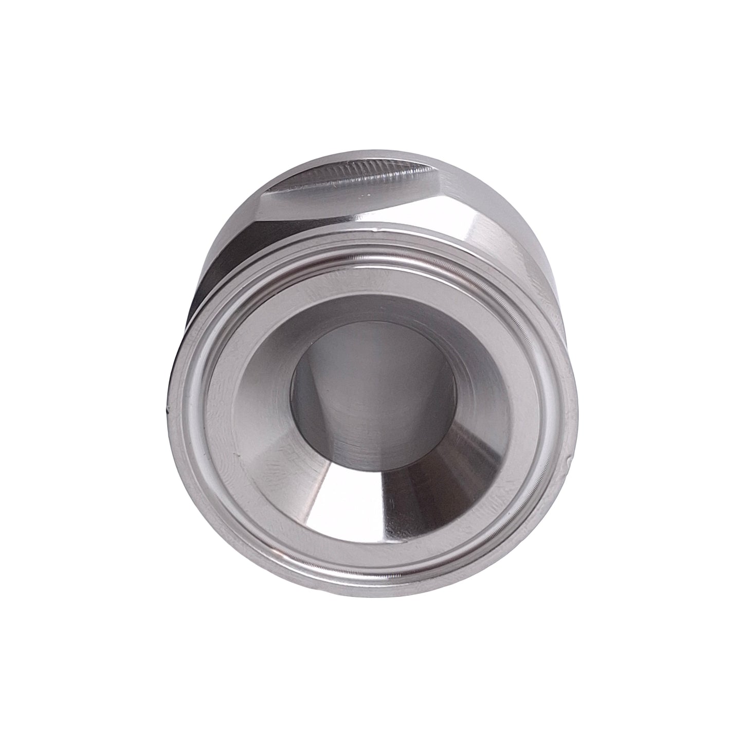 Used Andron Stainless AC21415075 Quick Clamp Tube Fitting, 1.5in Sanitary to 3/4 NPT