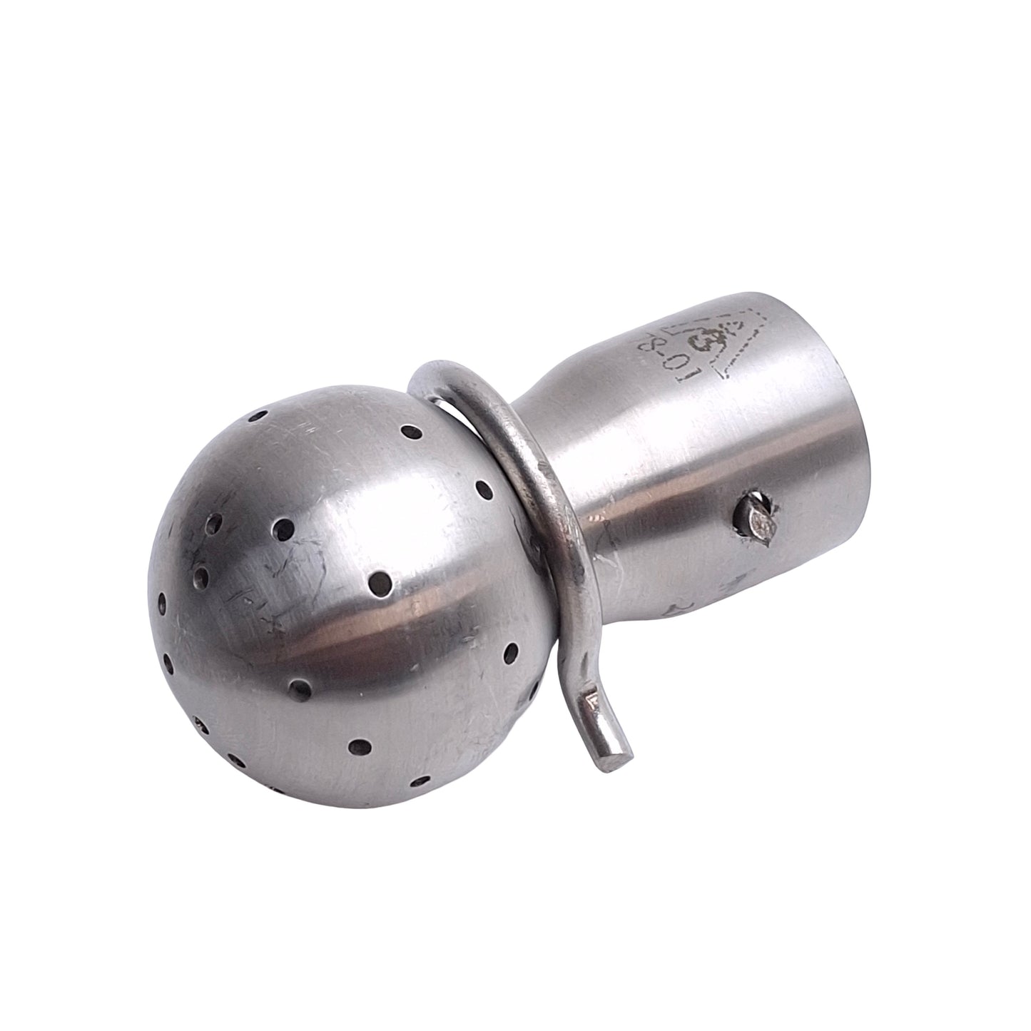 Used Sani-Matic 84072-236271-01 Spray Ball, ø1.25in, Full Coverage, ø3/4in Entry