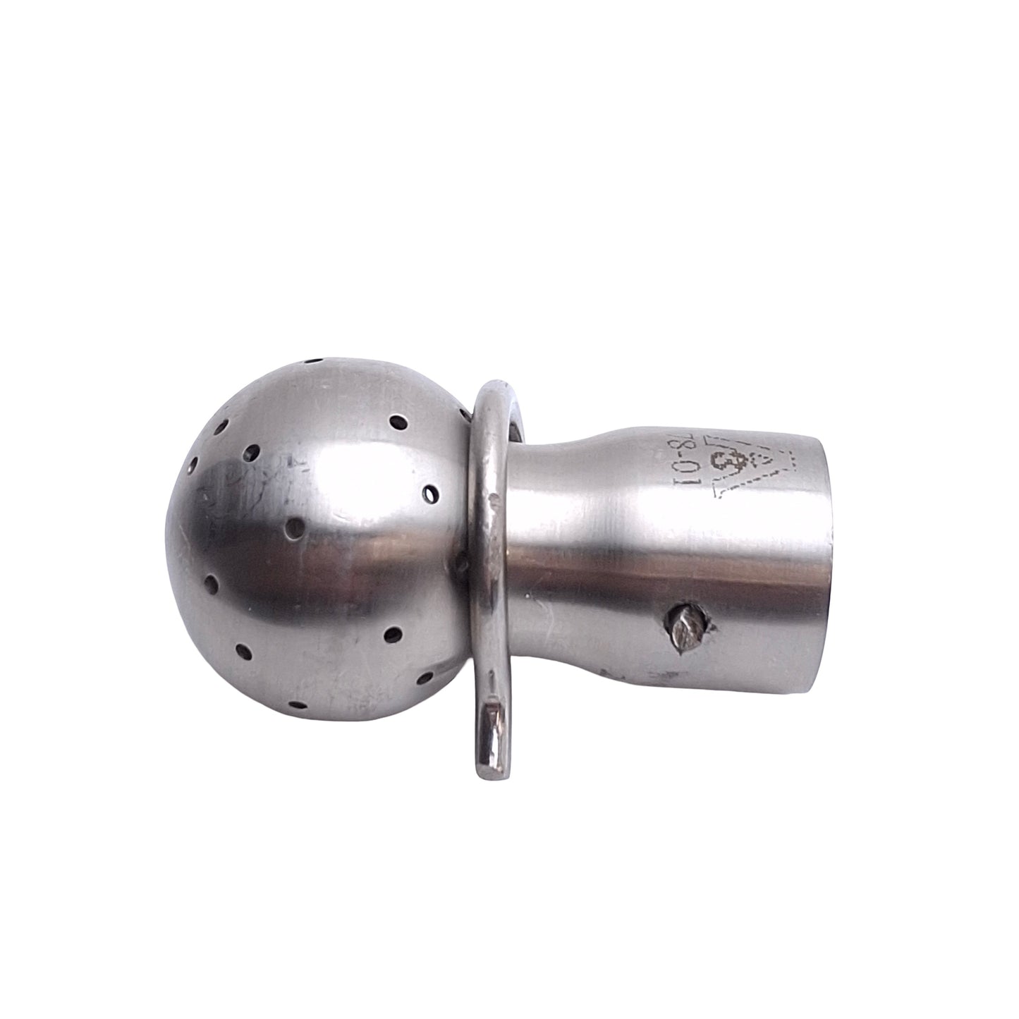 Used Sani-Matic 84072-236271-01 Spray Ball, ø1.25in, Full Coverage, ø3/4in Entry