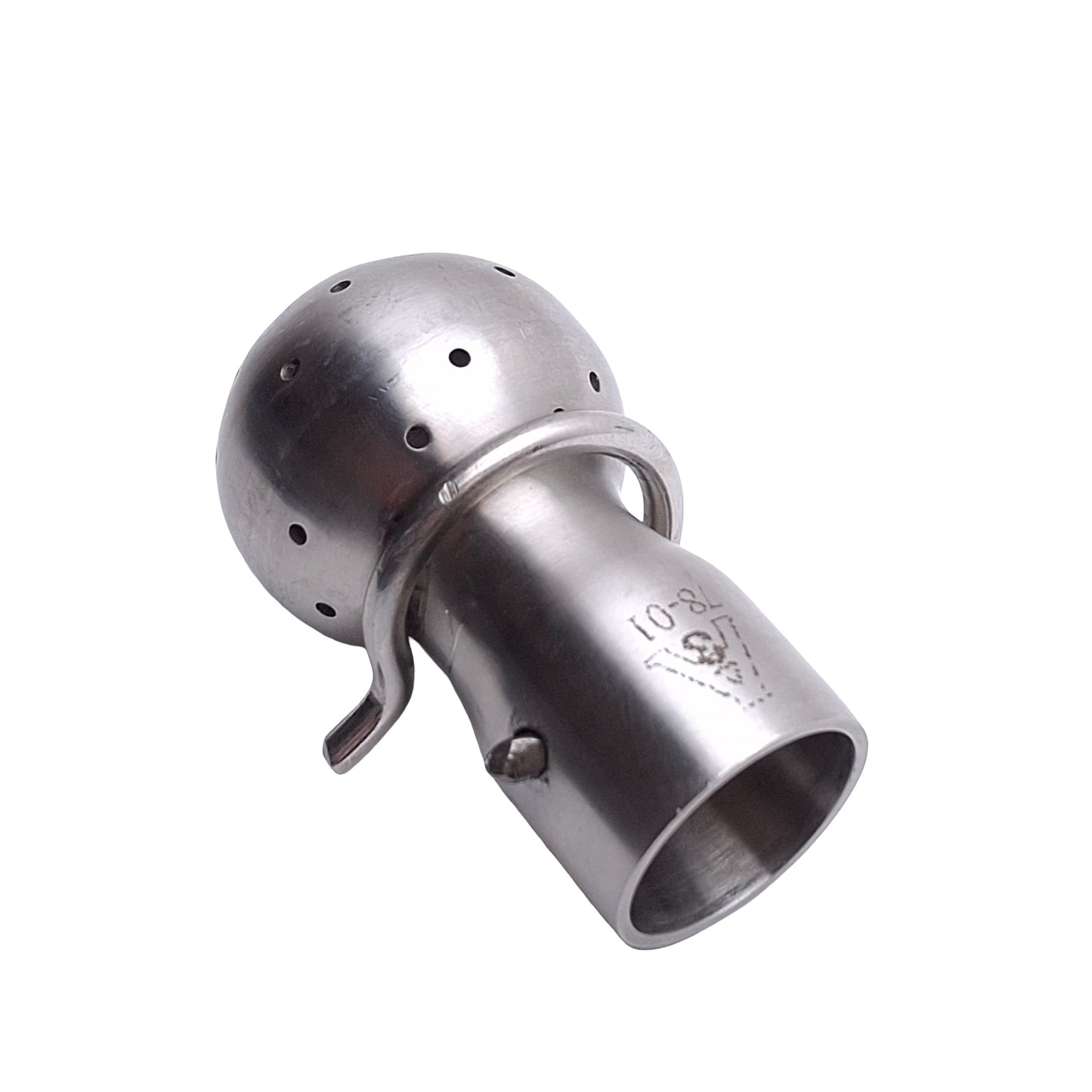 Used Sani-Matic 84072-236271-01 Spray Ball, ø1.25in, Full Coverage, ø3/4in Entry