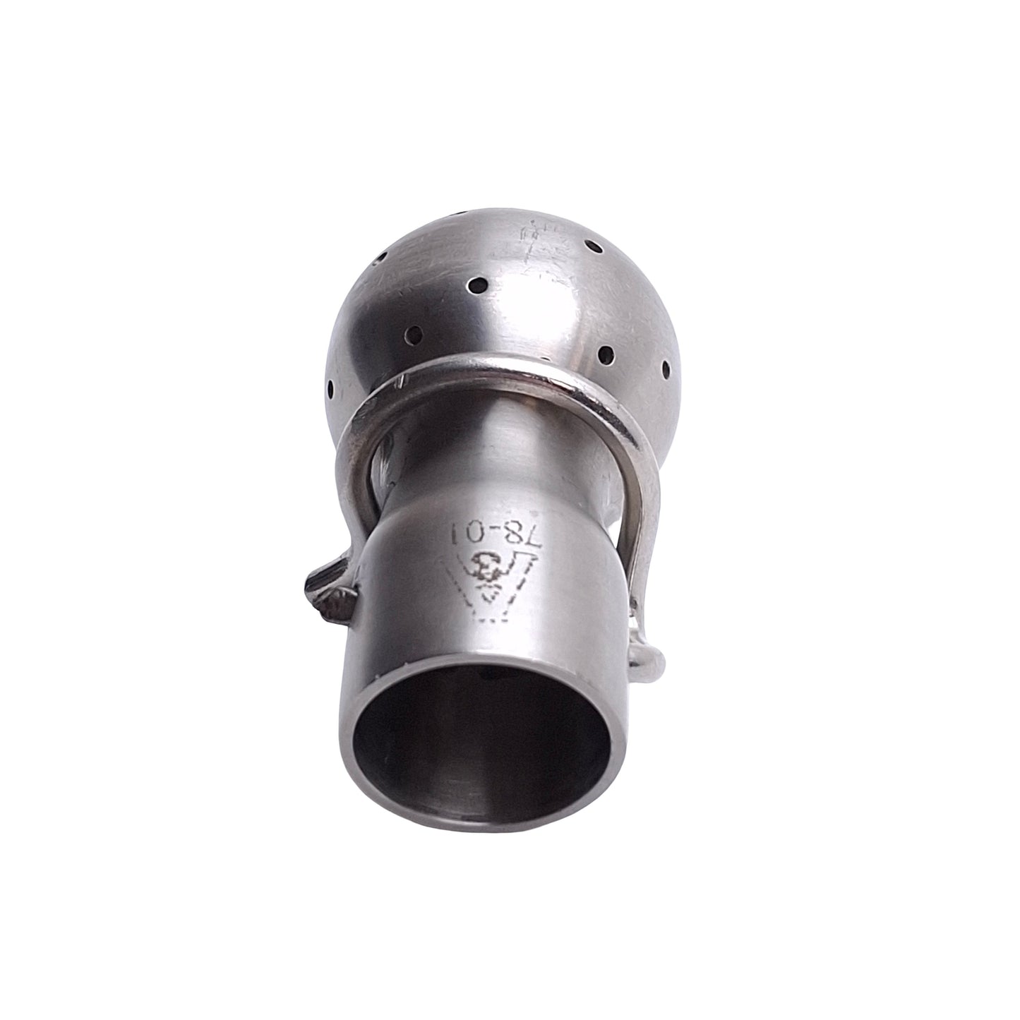 Used Sani-Matic 84072-236271-01 Spray Ball, ø1.25in, Full Coverage, ø3/4in Entry