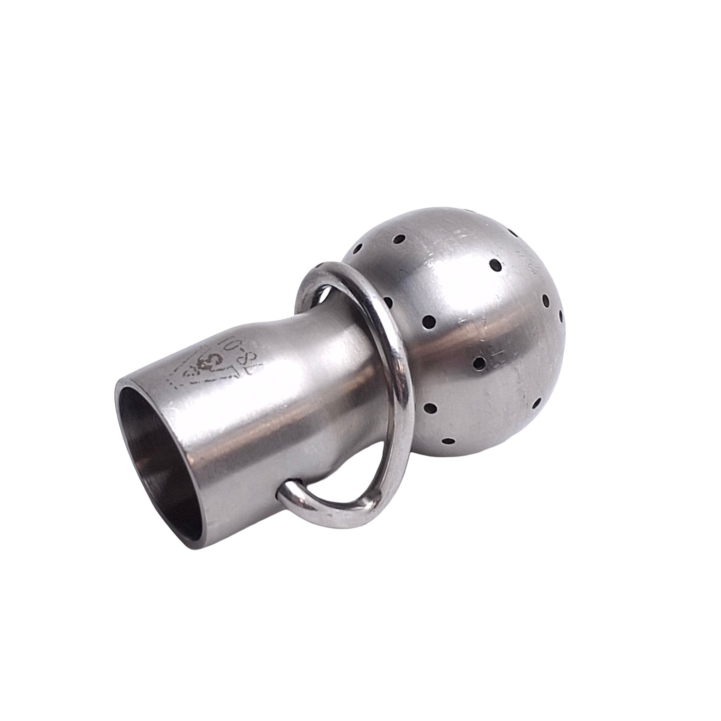 Used Sani-Matic 84072-236271-01 Spray Ball, ø1.25in, Full Coverage, ø3/4in Entry