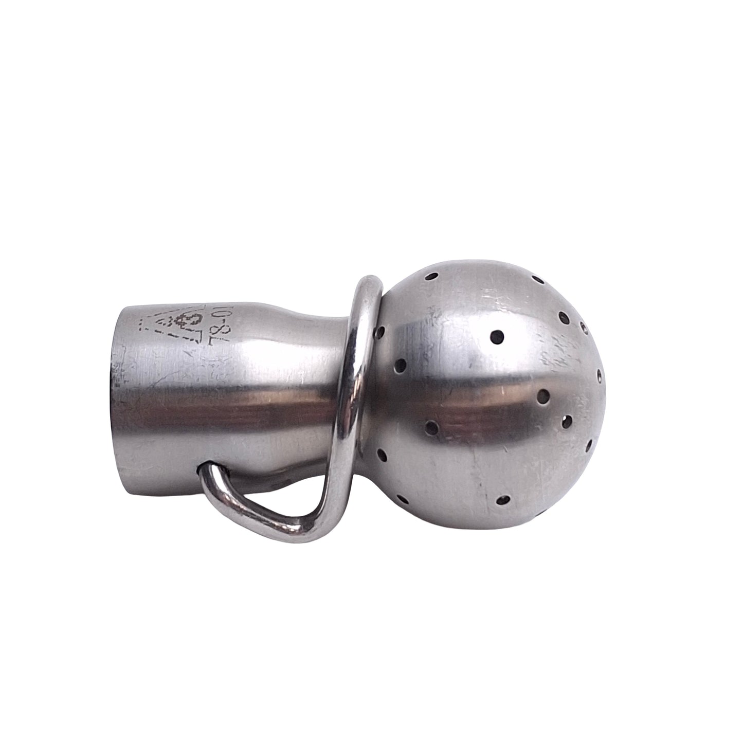 Used Sani-Matic 84072-236271-01 Spray Ball, ø1.25in, Full Coverage, ø3/4in Entry