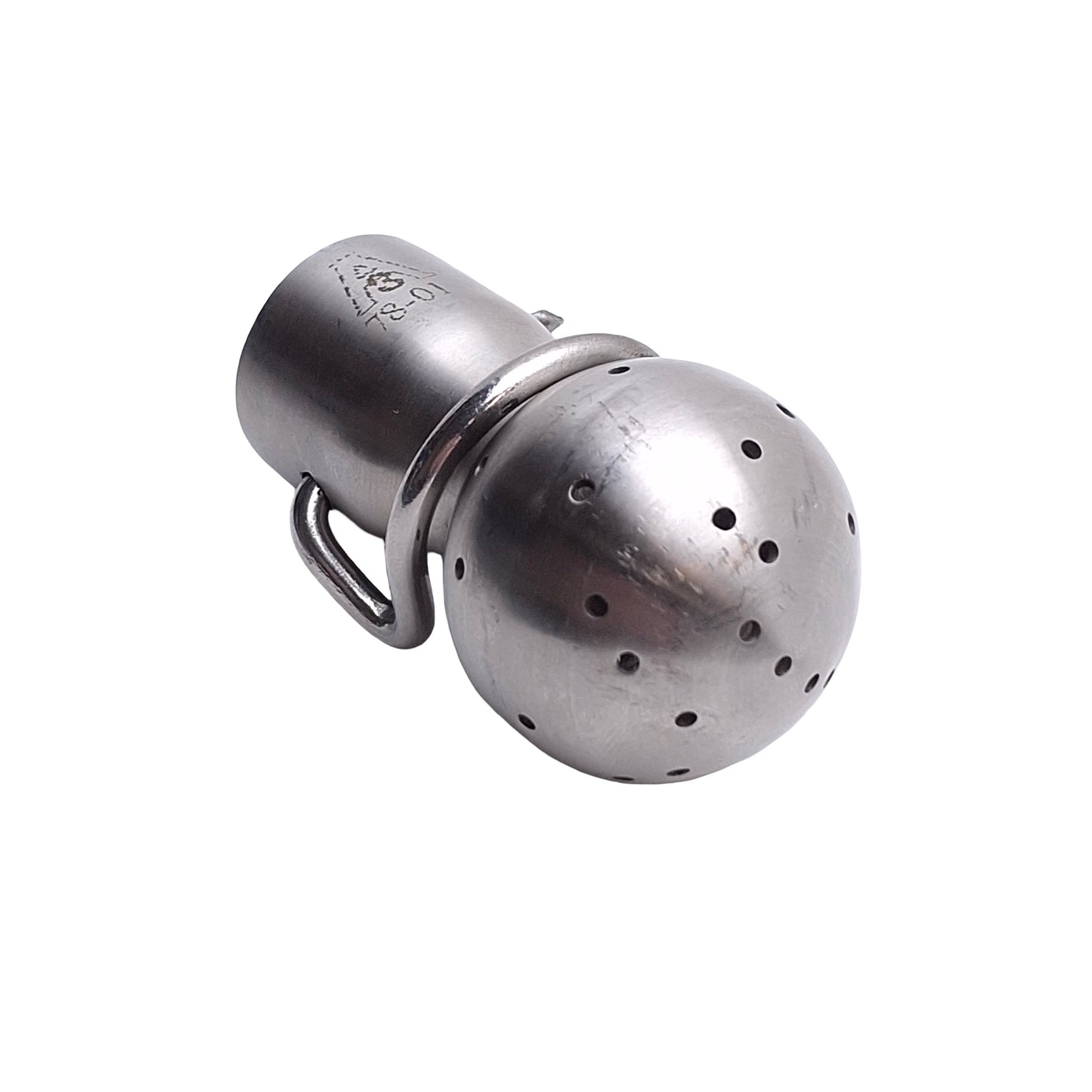 Used Sani-Matic 84072-236271-01 Spray Ball, ø1.25in, Full Coverage, ø3/4in Entry