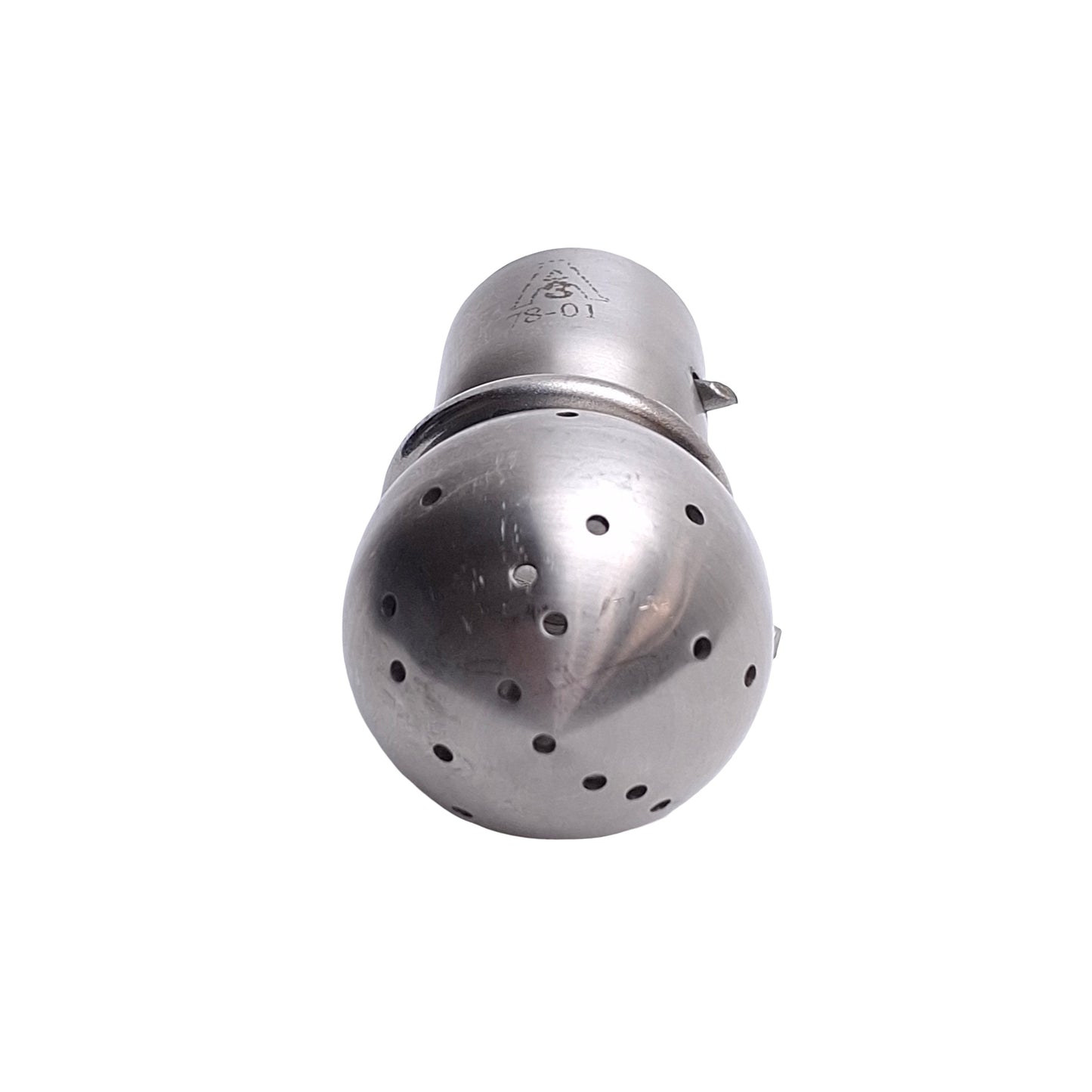 Used Sani-Matic 84072-236271-01 Spray Ball, ø1.25in, Full Coverage, ø3/4in Entry