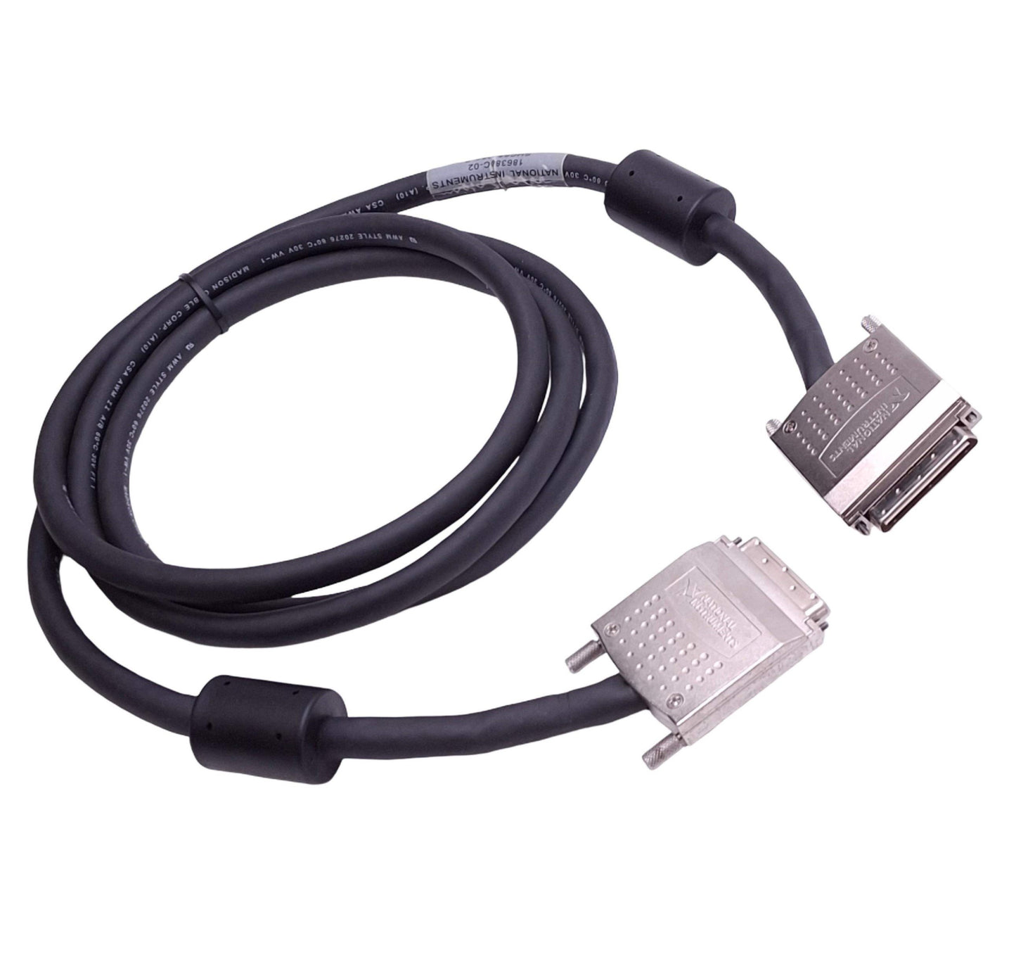 Used National Instruments 186380C-02 SHC68-C68-S Cable, 68-Pin VHDCI Male, 2m