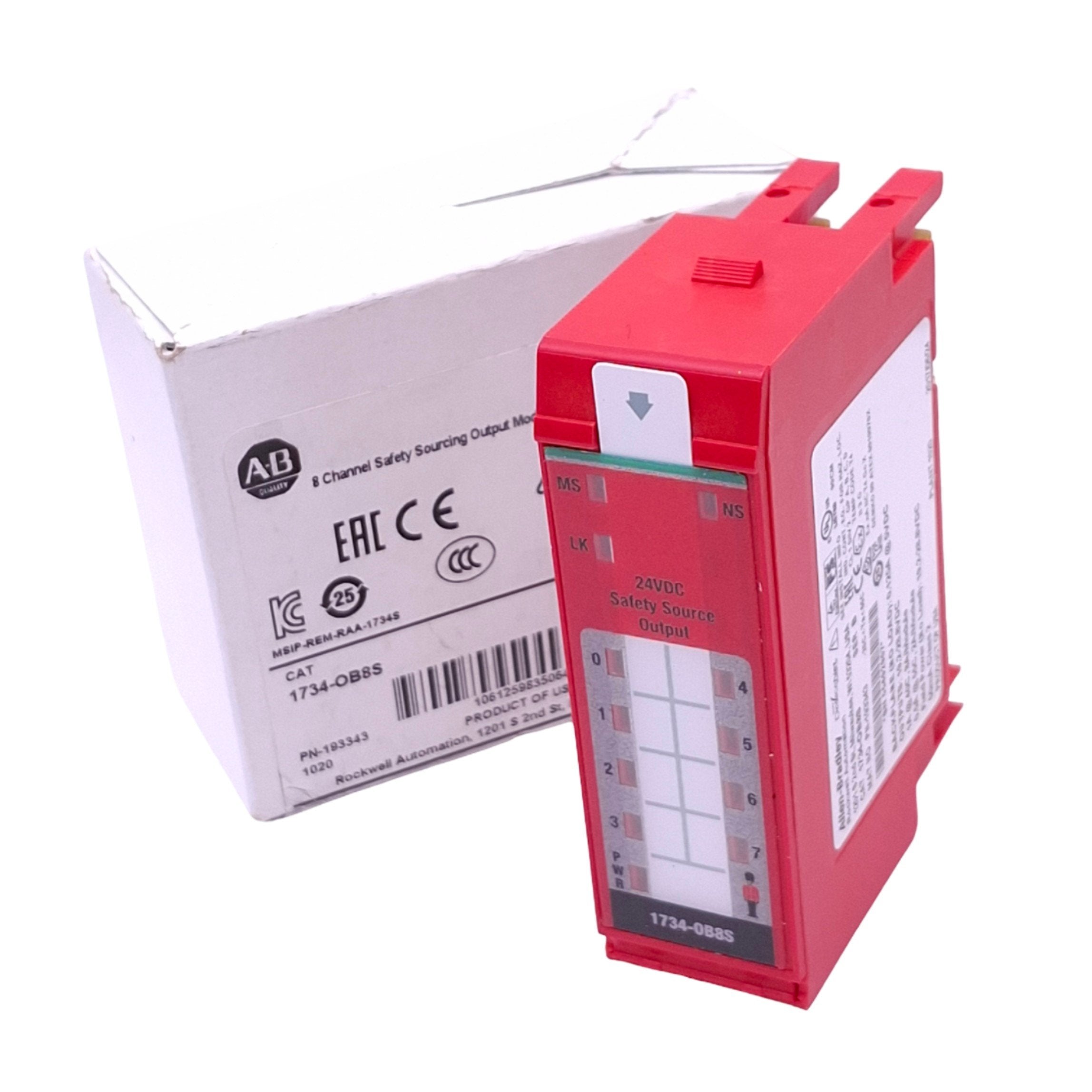 Safety Output Module Allen Bradley 1734-OB8S POINT I/O Safety Output Module, 8-Point Sourci ...