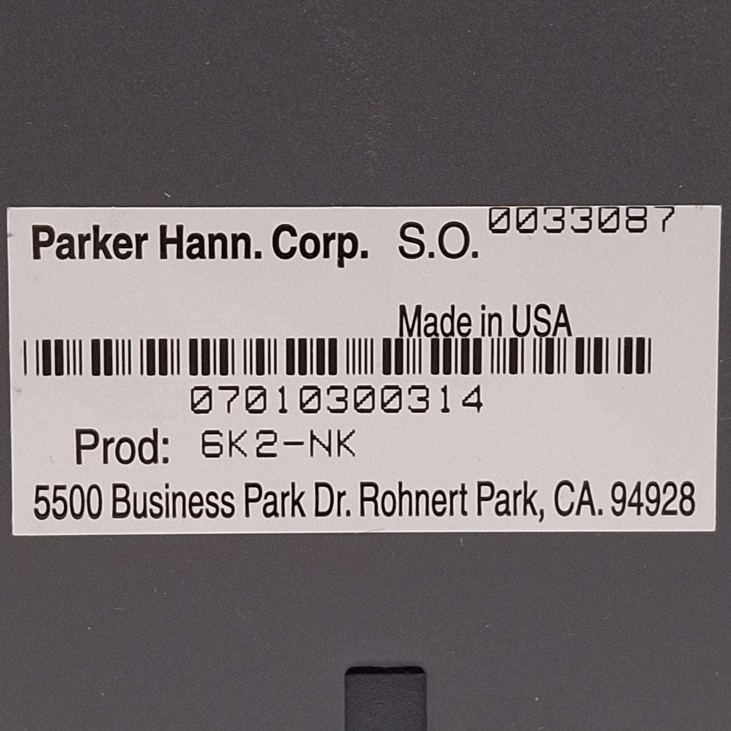 Used Parker 6K2-NK Compumotor Servo/Stepper Motion Controller, 2-Axis, RS-232, 24VDC