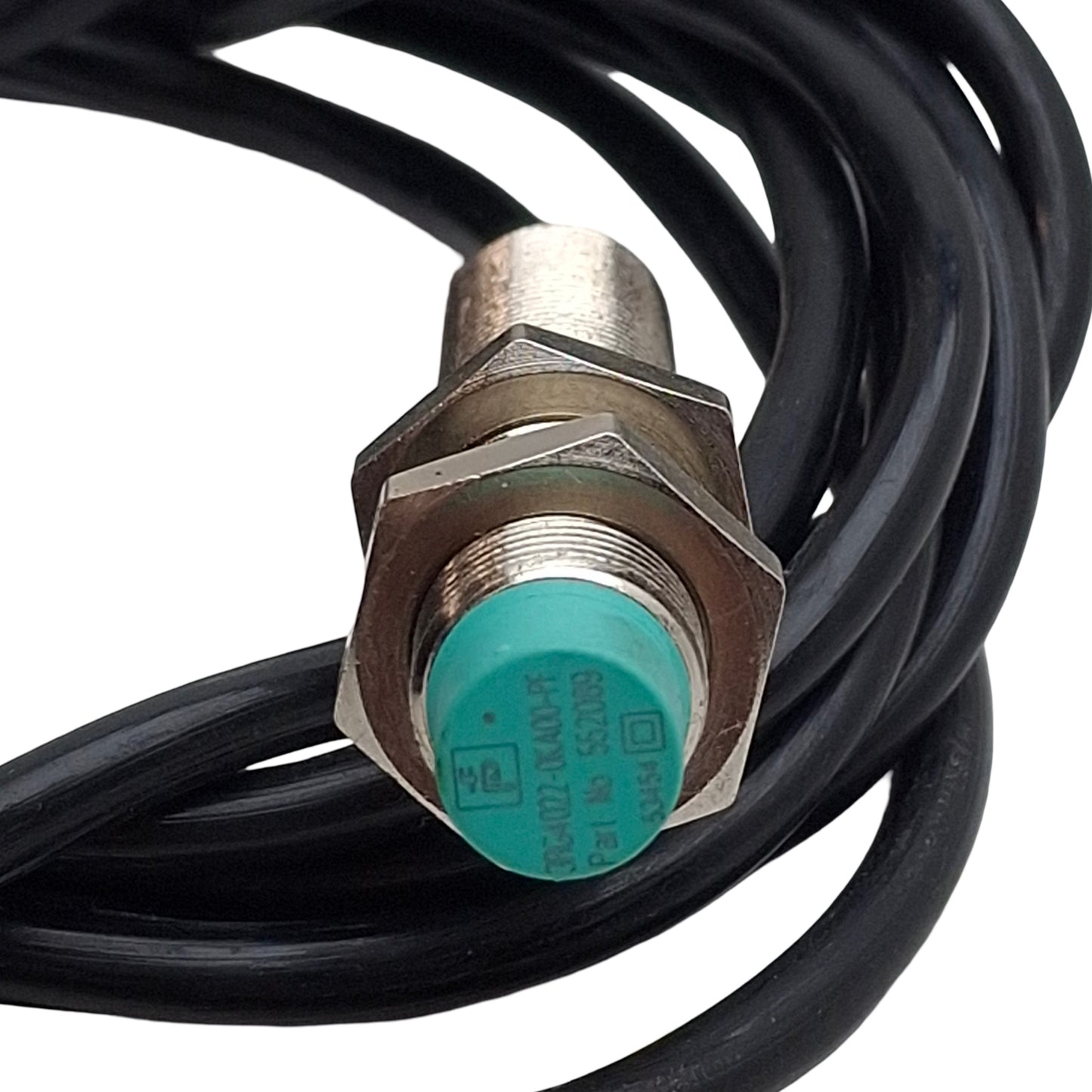 Used Pepperl+Fuchs 3RG4022-0KA00-PF Proximity Sensor, NC, 4mm Range, 230VAC/DC, M12