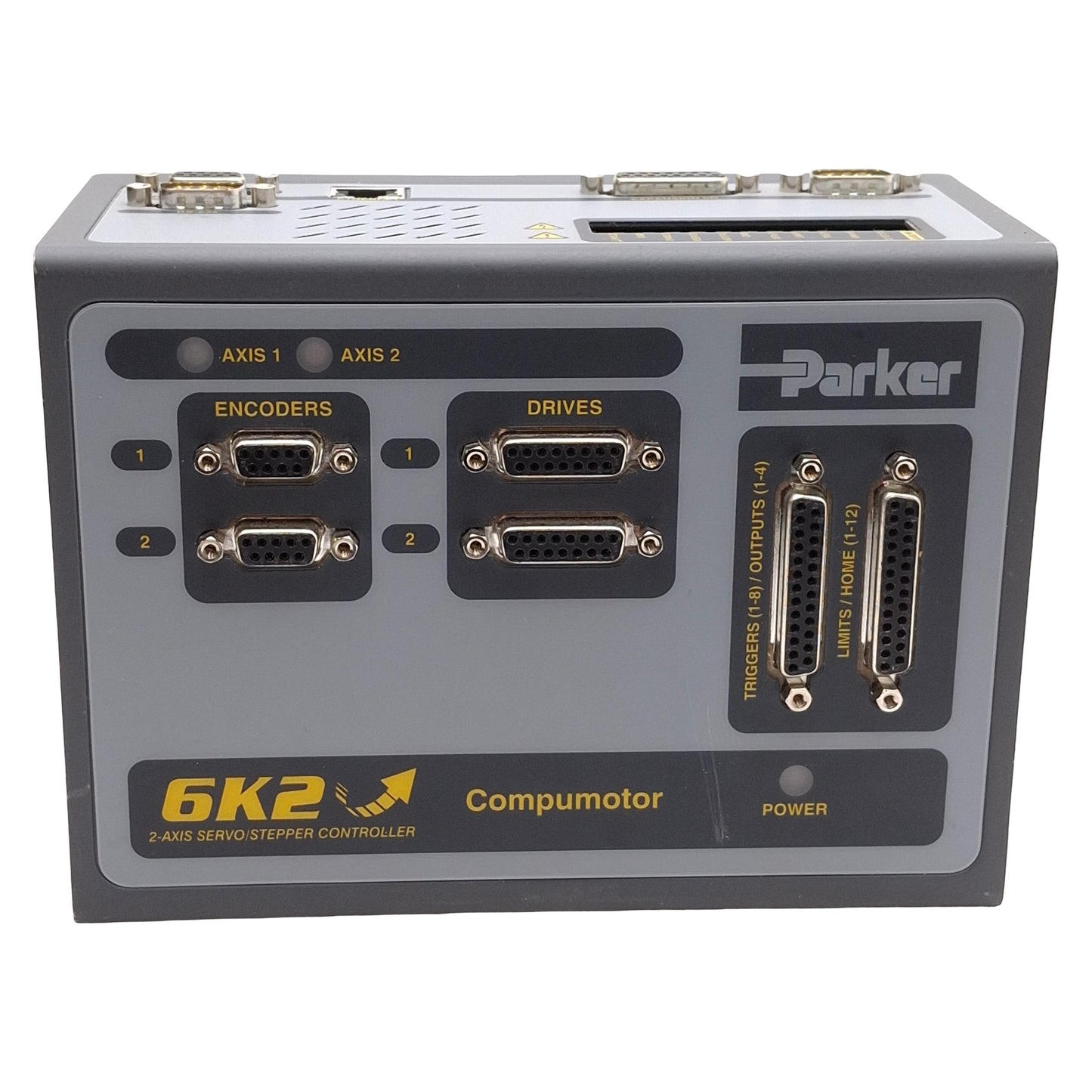 Used Parker 6K2-NK Compumotor Servo/Stepper Motion Controller, 2-Axis *No DIN Mount*