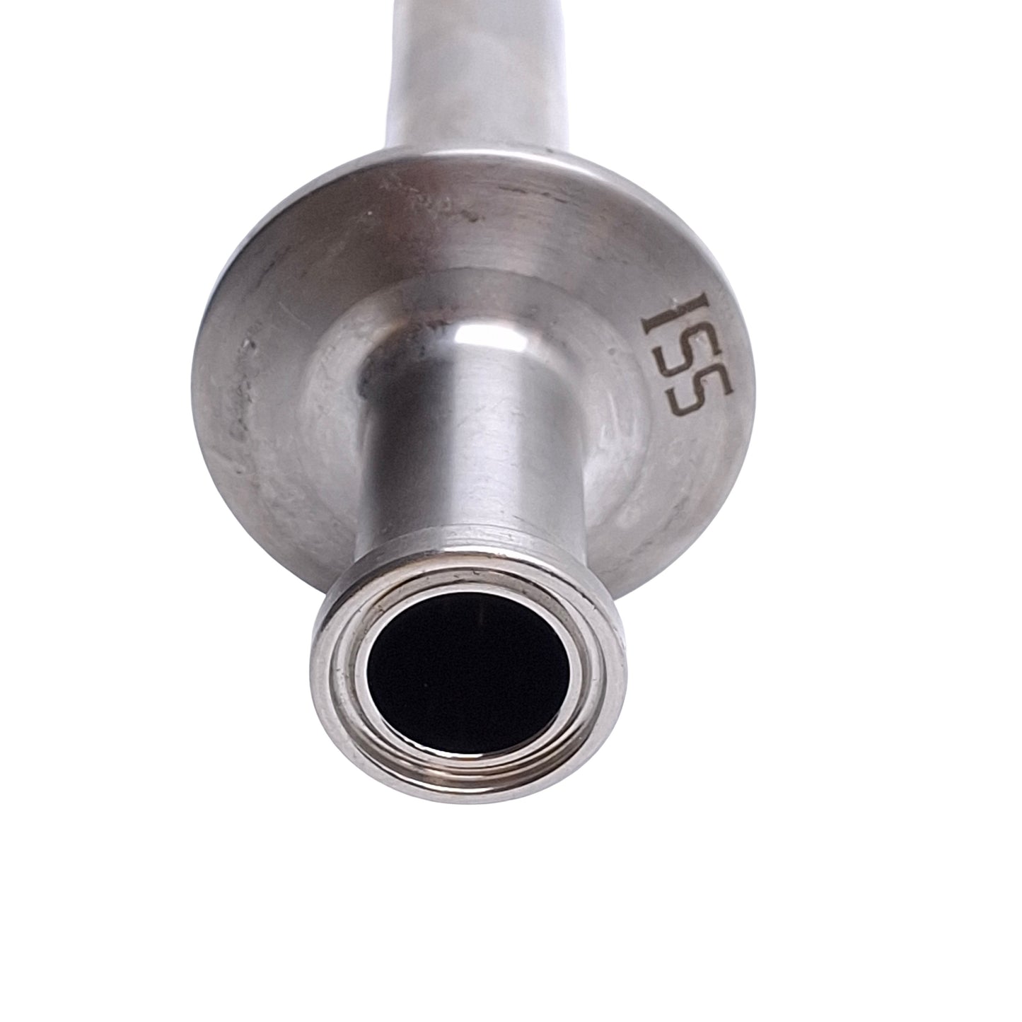 Used ISS Sanitary Supply Tube With Spray Ball, 1/2in Tri-Clamp 8.12in Internal Length