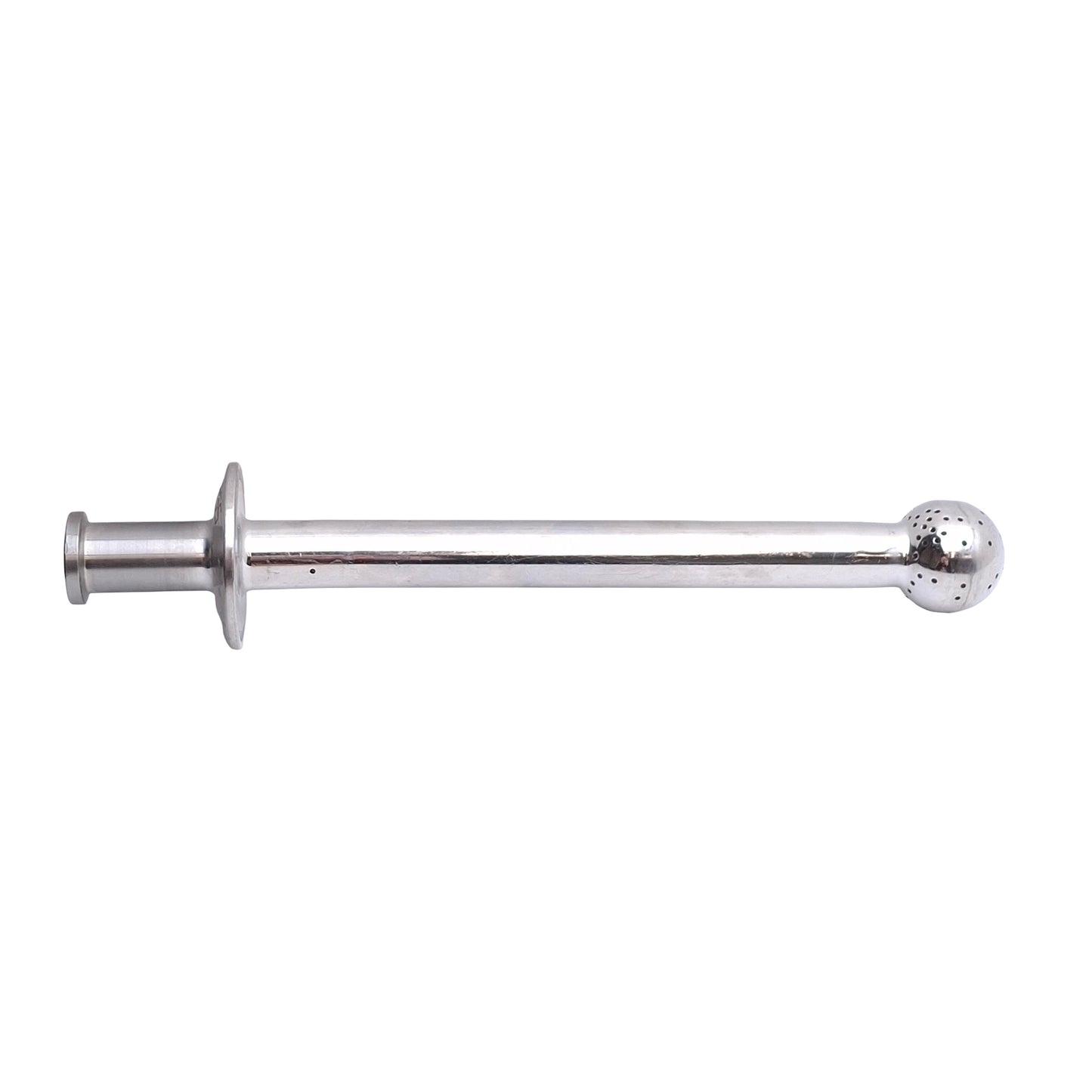 Used ISS Sanitary Supply Tube With Spray Ball, 1/2in Tri-Clamp 8.12in Internal Length