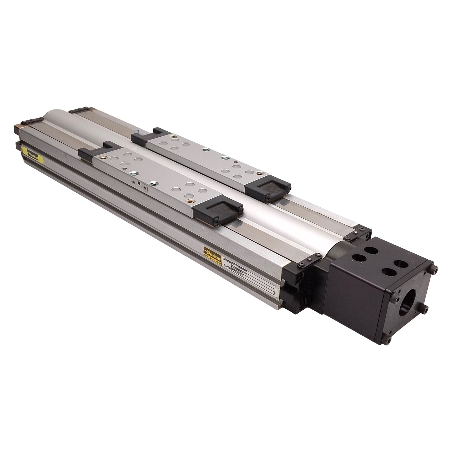 Used Parker 404150XRMPD2H1L1C1M2 Linear Actuator, 150mm Stroke, 5mm Lead, SM 16