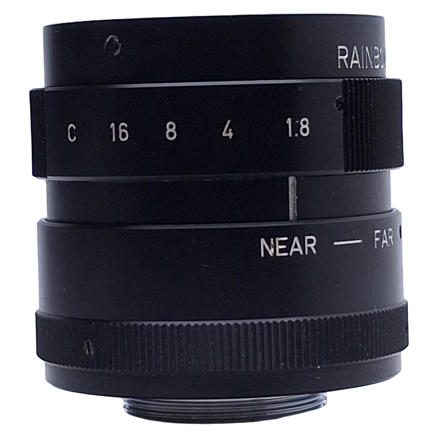 Used Rainbow CCTV G50WI 1" Camera Lens, 1:1.8, 50mm Focal Length *Dented Thread*