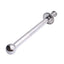 Used ISS Sanitary Supply Tube With Spray Ball 1/2in Tri-Clamp, 8.12in Internal Length