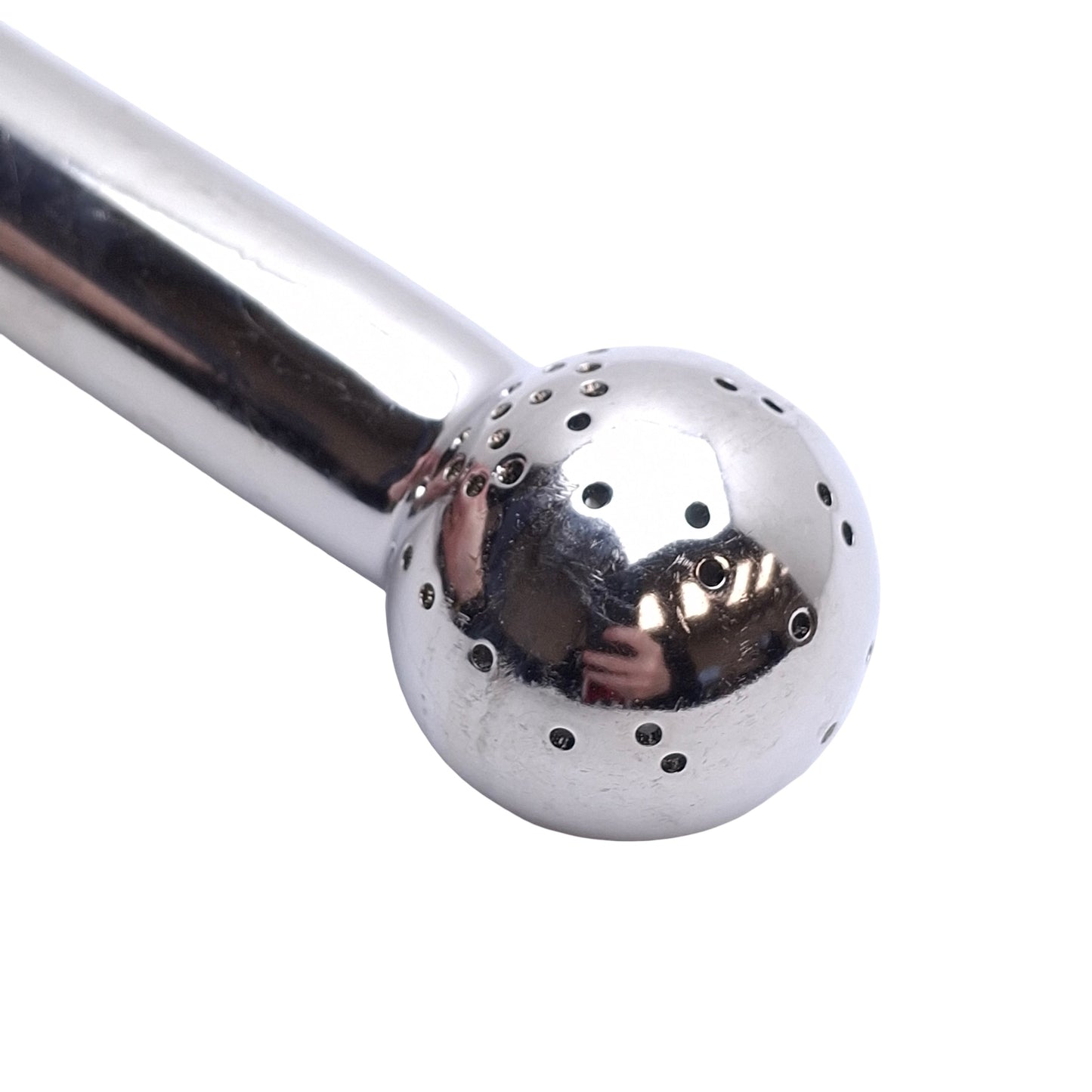 Used ISS Sanitary Supply Tube With Spray Ball 1/2in Tri-Clamp, 8.12in Internal Length
