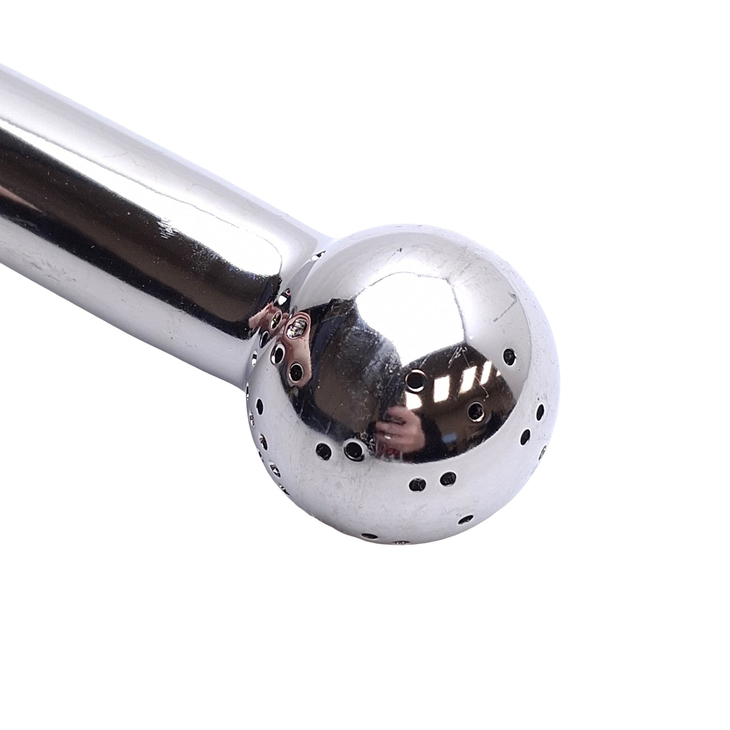 Used ISS Sanitary Supply Tube With Spray Ball 1/2in Tri-Clamp, 8.12in Internal Length