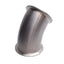 Used Sanitary Tri Clamp Elbow, 45 Degrees, 3in Tube, 3in Tri Clamp, SFF1 Finish