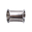 Used Sanitary Tri Clamp Elbow, 45 Degrees, 3in Tube, 3in Tri Clamp, SFF1 Finish