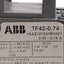 Used ABB TF42-0.74 Thermal Overload Relay For AF09~AF38 Contactor, 3-Pole, 0.55-0.74A