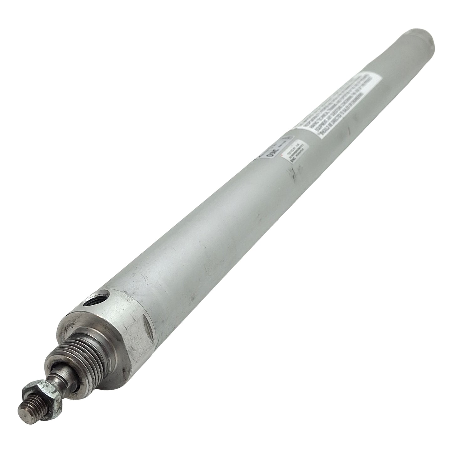 Used SMC NCDGNN25-1600-X142US Precision Cylinder, ø1in Bore, 16in Stroke, 1/8in NPT