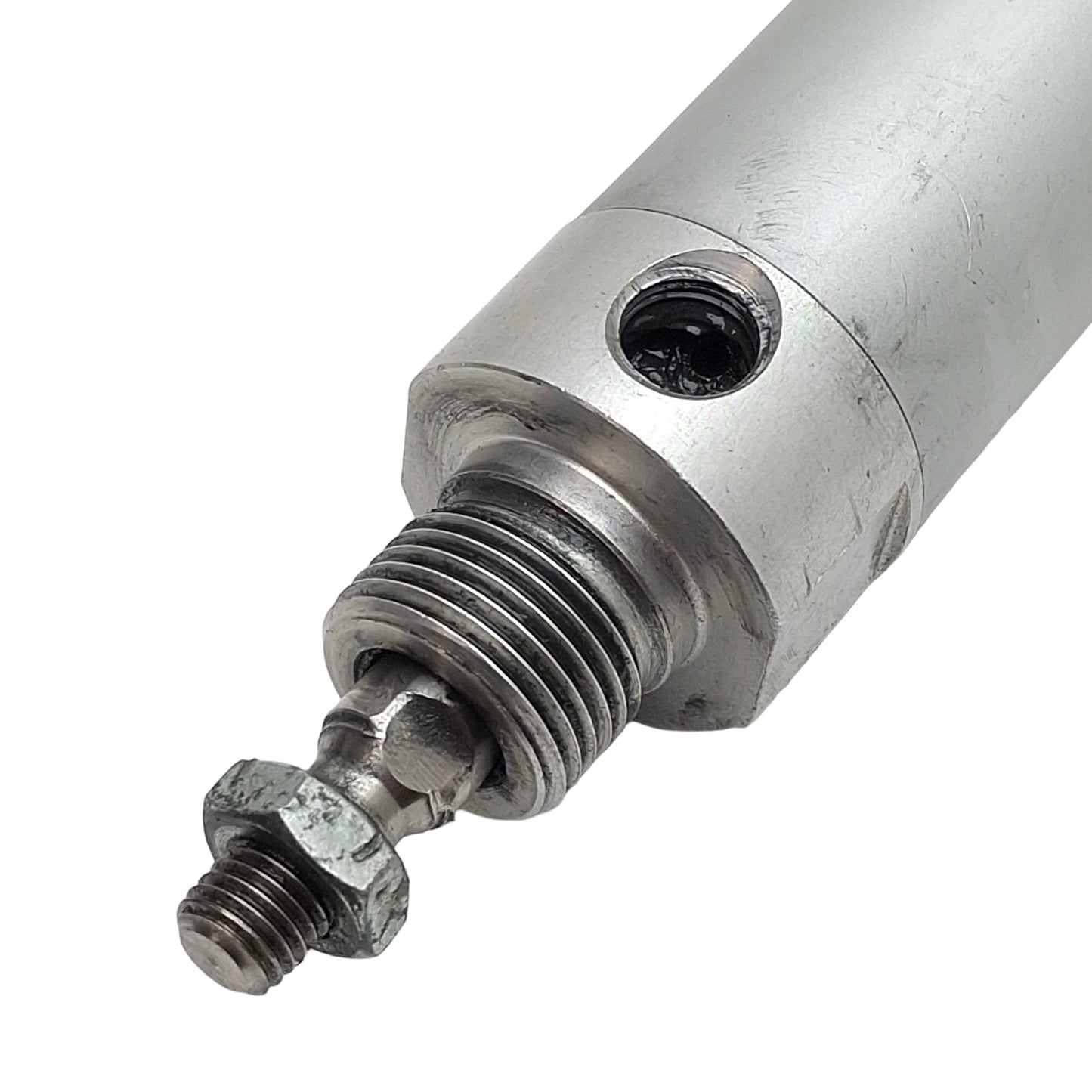 Used SMC NCDGNN25-1600-X142US Precision Cylinder, ø1in Bore, 16in Stroke, 1/8in NPT