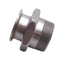 Used Triclamp Sanitary Adapter Large Hex 2in Tri-Clamp To 2in NPT Male 316L Stainless
