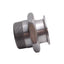 Used Triclamp Sanitary Adapter Large Hex 2in Tri-Clamp To 2in NPT Male 316L Stainless