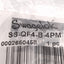 New Swagelok SS-QF4-B-4PM Full Flow Quick Connect Body, 1/4in NPT Male, 316SS