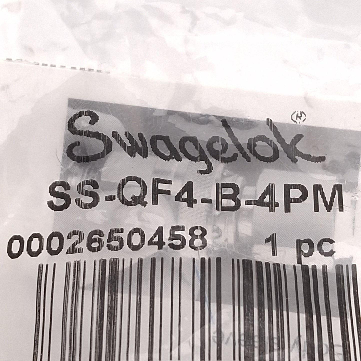 New Swagelok SS-QF4-B-4PM Full Flow Quick Connect Body, 1/4in NPT Male, 316SS