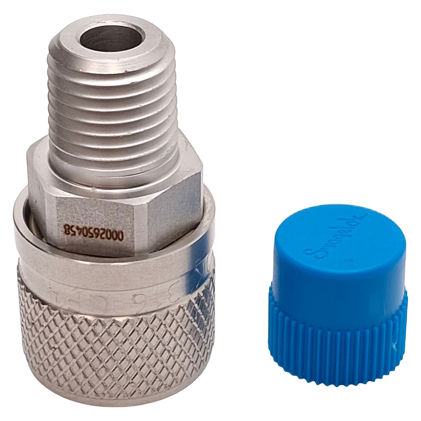 New Swagelok SS-QF4-B-4PM Full Flow Quick Connect Body, 1/4in NPT Male, 316SS