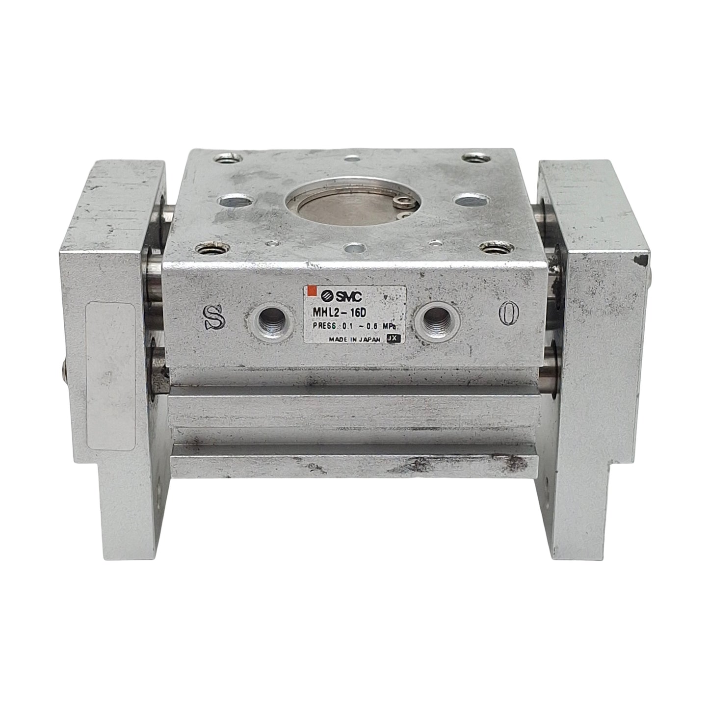 Used SMC MHL2-16D Pneumatic Parallel Gripper ø16mm Bore, 30mm Stroke, 0.6MPa, M5x0.8