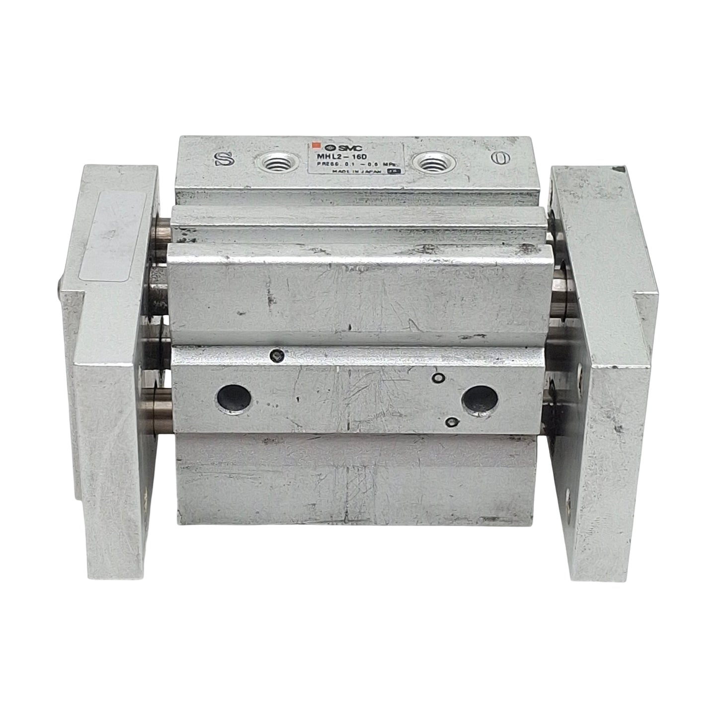 Used SMC MHL2-16D Pneumatic Parallel Gripper ø16mm Bore, 30mm Stroke, 0.6MPa, M5x0.8