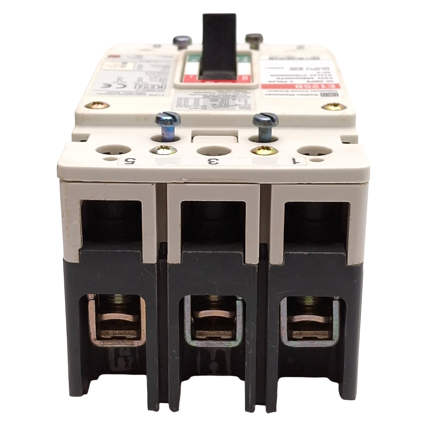 Used Cutler Hammer EGB3040FFG E125B Circuit Breaker, 3-Pole 40A, 415VAC 250VDC Max