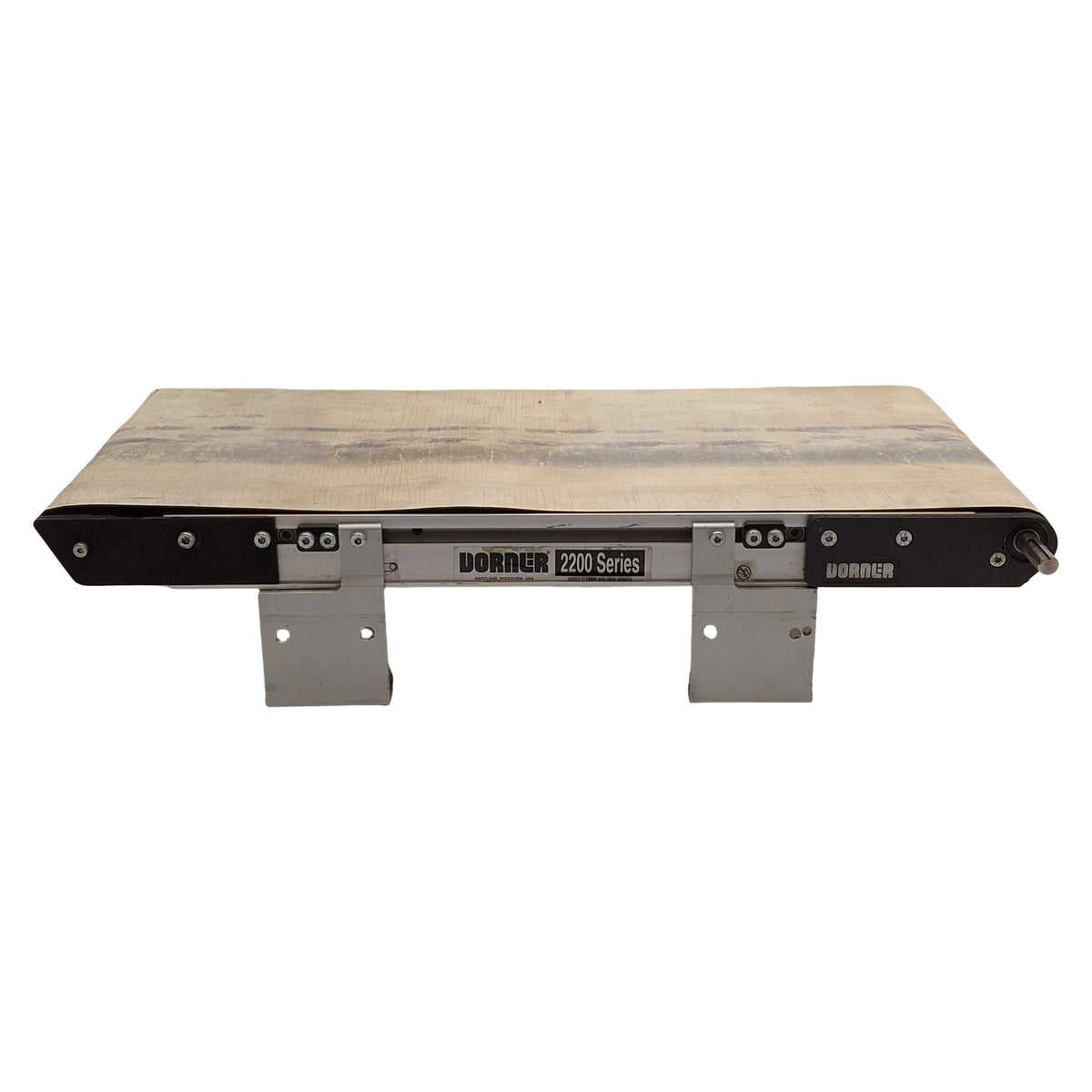 Used Dorner 699570 2200 Series Belt Conveyor, 24in x 12in, ø12mm Shaft *Worn Belt*