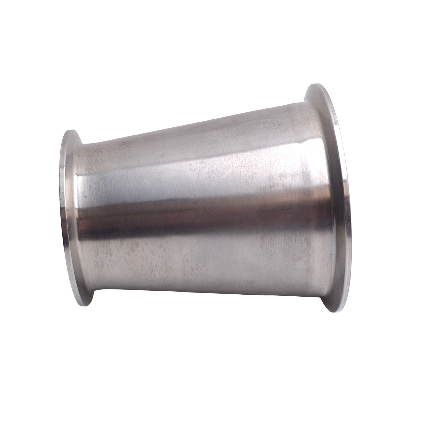 Used VNE EG31CC4.0X3.0 Tri-Clamp Concentric Reducer Sanitary Fitting 4" x 3" 304L SS