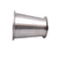 Used VNE EG31CC4.0X3.0 Tri-Clamp Concentric Reducer Sanitary Fitting 4" x 3" 304L SS