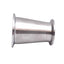 Used VNE EG31CC6L2.0X1.5 Tri-Clamp Concentric Reducer Sanitary Fitting 2x1.5" 316L SS
