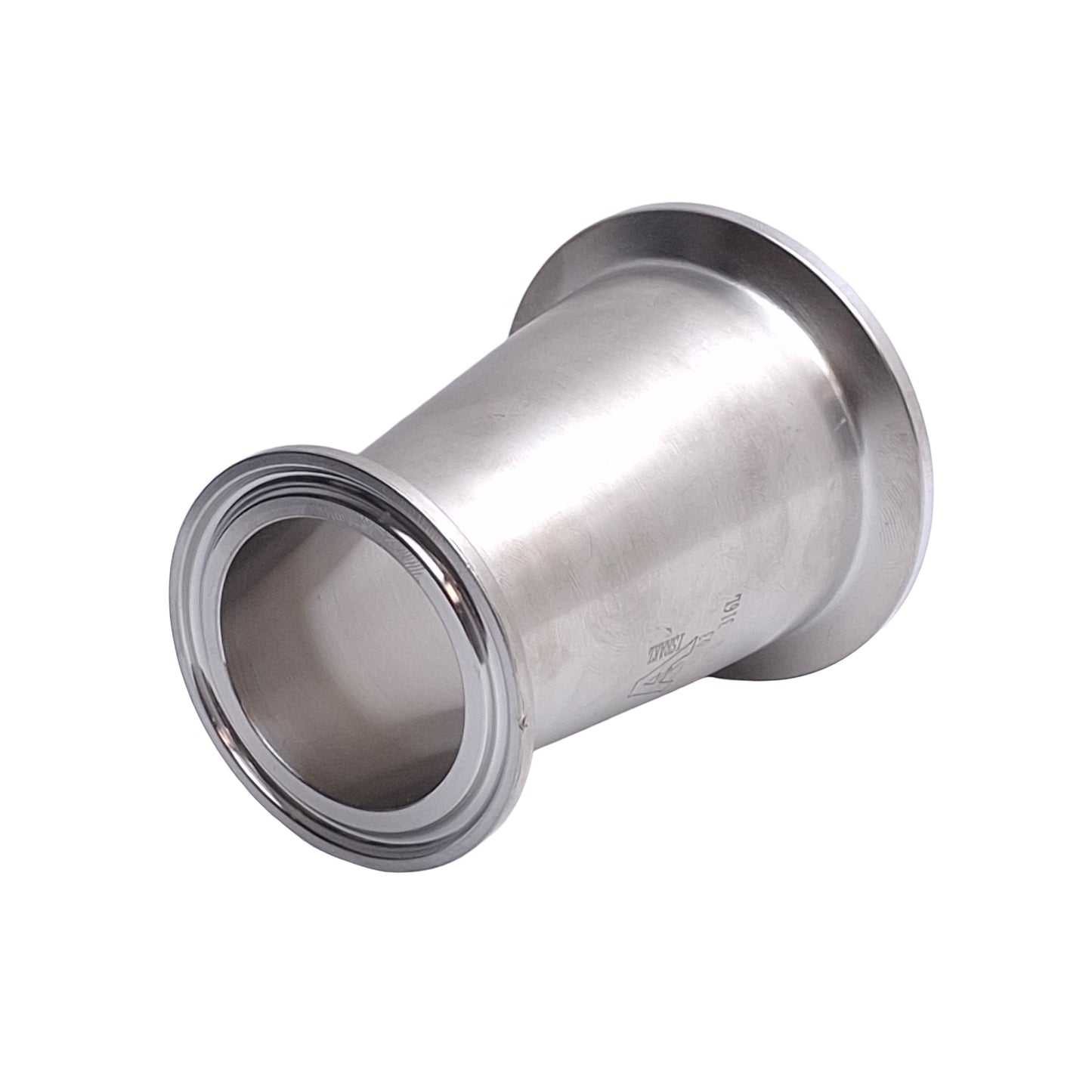 Used VNE EG31CC6L2.0X1.5 Tri-Clamp Concentric Reducer Sanitary Fitting 2x1.5" 316L SS