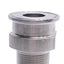 Used Steel & Obrien 21MP-1 Sanitary Clamp Adapter, 1in Tri-Clamp to 1in NPT, 316L SS