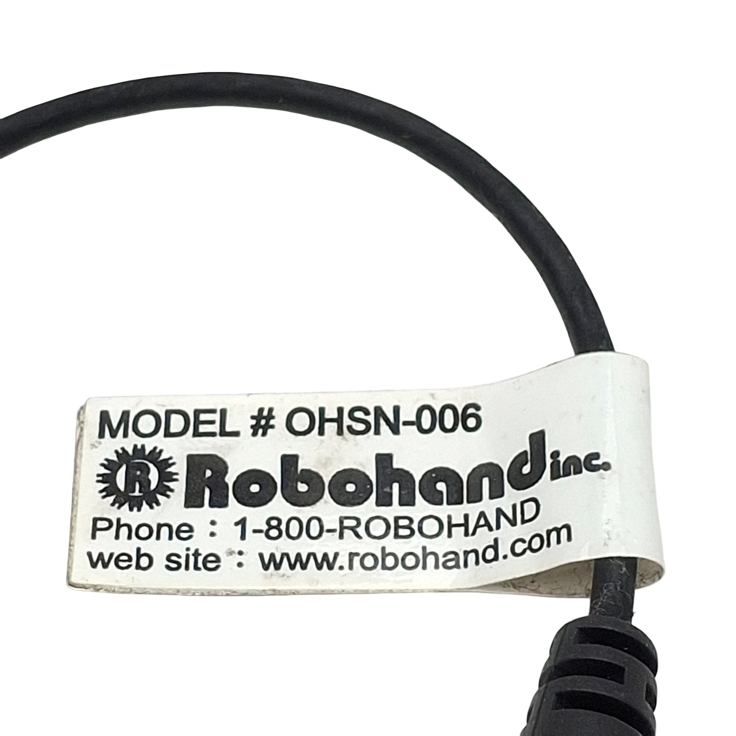 Used Robohand OHSN-006 Proximity Hall Effect Sensor, NPN, 4.5-30VDC, 50mA, 3-Pin M8