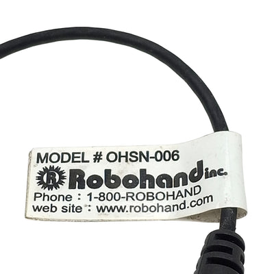 Used Robohand OHSN-006 Proximity Hall Effect Sensor, NPN, 4.5-30VDC, 50mA, 3-Pin M8