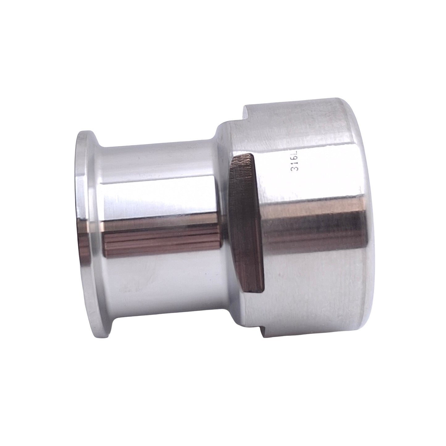 Used VNE EG22-6L1.5 Sanitary Clamp Adapter 1.5in Tri-Clamp to 1.5in NPT Female