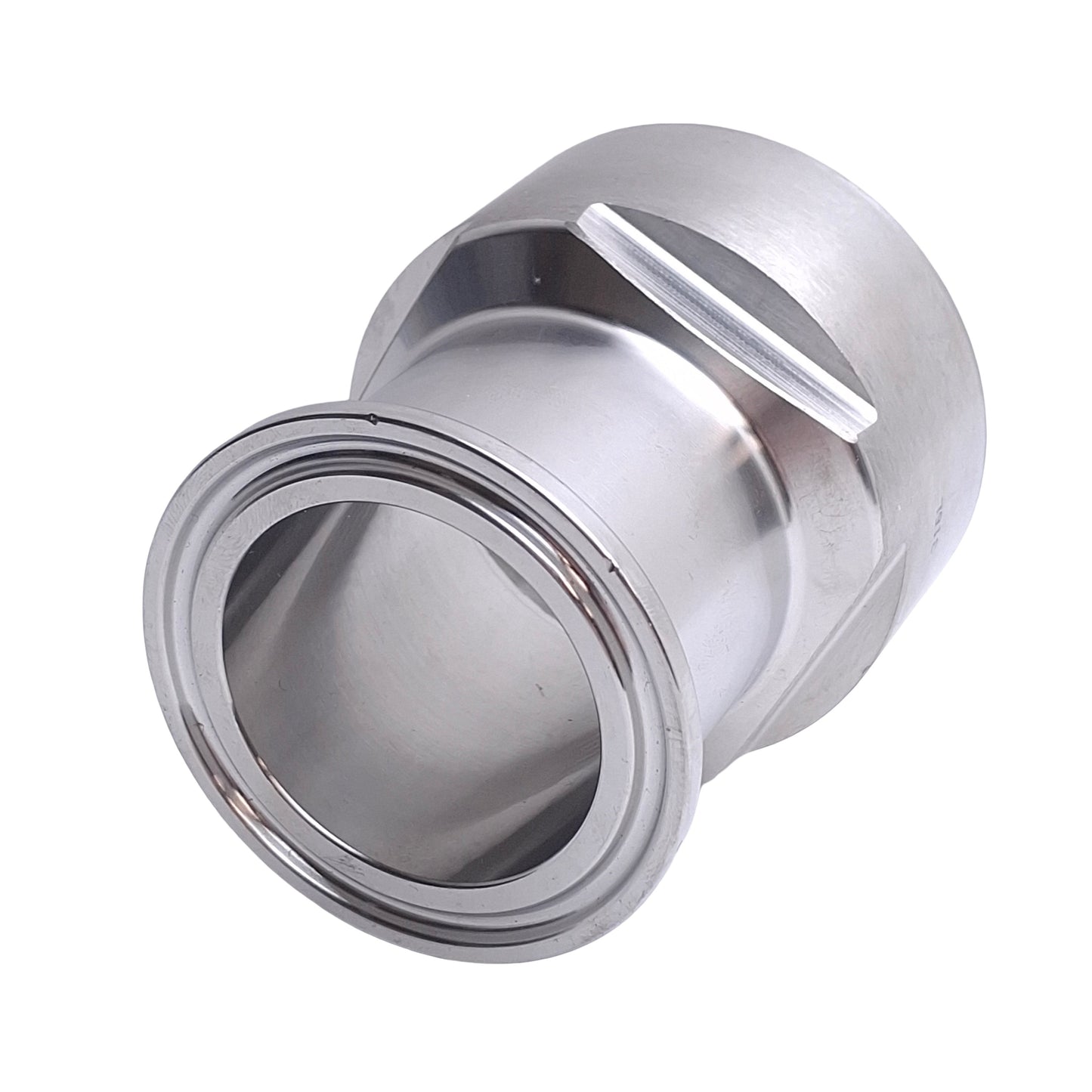 Used VNE EG22-6L1.5 Sanitary Clamp Adapter 1.5in Tri-Clamp to 1.5in NPT Female